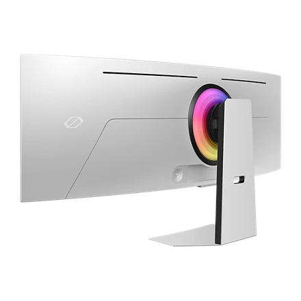 Samsung | Odyssey OLED G9 G95SC Monitorius | LS49CG950SUXDU | 49 " | QHD | 32:9 | 240 Hz | 0.03 ms | 5120 x 1440 | 250 cd/m² | HDMI jungtys quantity 1 | Sidabrinis