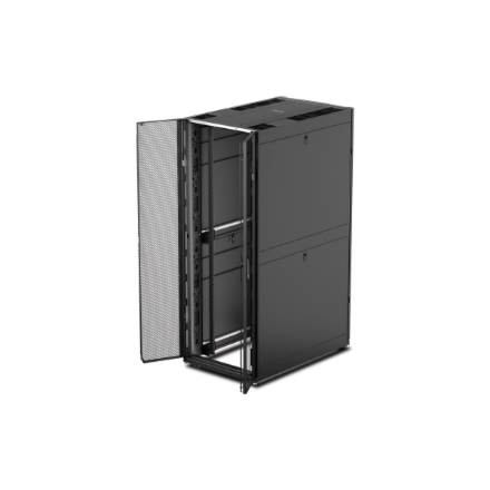 Apc NetShelter SX 42U 750 mm plotis x 1070 mm gilus tinklo korpusas su šonais Juodas