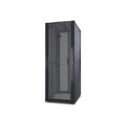 Apc NetShelter SX 42U 750 mm plotis x 1070 mm gilus tinklo korpusas su šonais Juodas