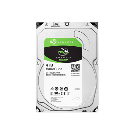 SEAGATE Desktop Barracuda 5400 4TB HDD 5400rpm SATA serial ATA 6Gb/s NCQ 256MB talpykla 8,9cm 3,5col. BLK