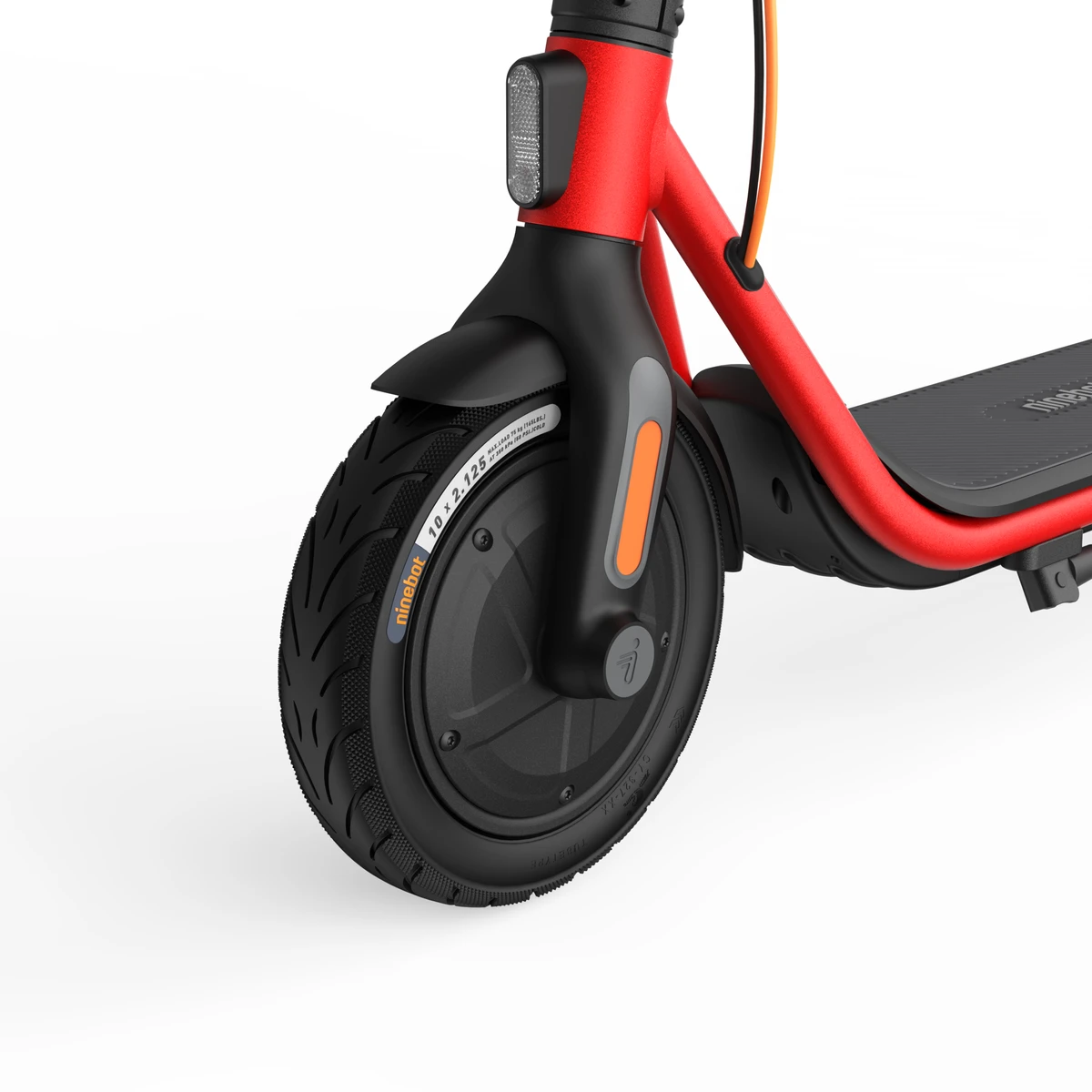 Segway Ninebot eKickscooter D18E, Juodas/Raudona