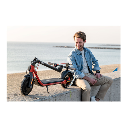 Segway Ninebot eKickscooter D38E, Juodas/Raudona