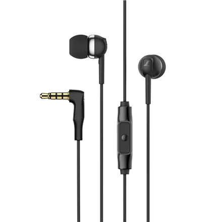 Sennheiser Ausinės CX 80S su laidu, į ausis įkišamos, Mikrofonas, Juodas
