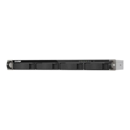 Serveris QNAP 4 skyrių ARM keturių branduolių NAS su 10GbE SFP+ ir 2.5GbE jungtimis | TS-432XEU-4G | Cortex-A57 | 16 GB | Juodas