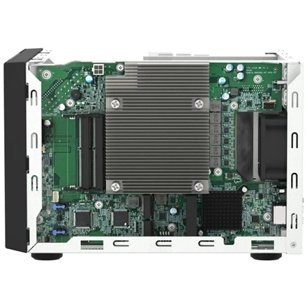 Serveris QNAP ZFS pagrįsta saugykla | TVS-h674-i5-32G su PCIe Gen 4 išplečiamumu 10/25GbE ryšiui, M.2 NVMe SSD talpyklą ir kelių gijų procesorius | Intel | i5-12400 6-branduolių/12-thread | 32 GB | DDR4 SODIMM | Juodas