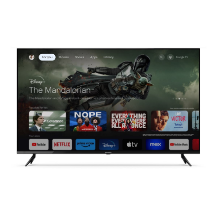 Televizorius Sharp 55GL4060E | 55" | Smart TV | 4K Ultra HD HDR10 | Juodas