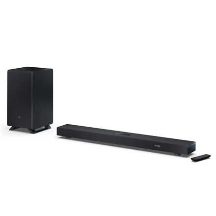 Namų kino sistema „Sharp“ | 3.1.2 „Dolby Atmos“ / „DTS:X“ garso juosta su belaidžiu žemųjų dažnių garsiakalbiu | HT-SBW53121(BK) | „Bluetooth“