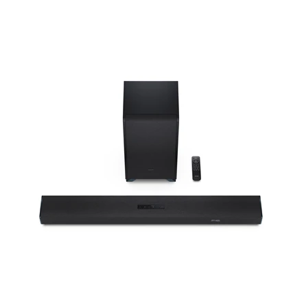Namų kino sistema „Sharp“ | 3.1.2 „Dolby Atmos“ / „DTS:X“ garso juosta su belaidžiu žemųjų dažnių garsiakalbiu | HT-SBW53121(BK) | „Bluetooth“