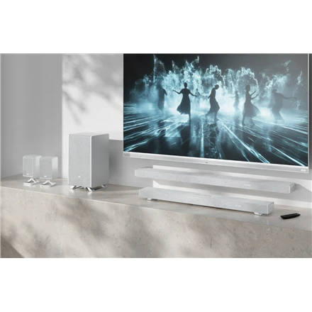 Namų kino sistema „Sharp“ | 3.1.2 „Dolby Atmos“ / „DTS:X“ garso juosta su belaidžiu žemųjų dažnių garsiakalbiu | HT-SBW53121(SL) | „Bluetooth“