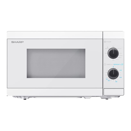 Sharp Aštrus | Mikrobangų krosnelė su grotelėmis | YC-MG01E-C | Laisvai stovintis | 800 W | Grilis | Baltas