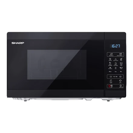 Sharp Aštrus | Mikrobangų krosnelė su grotelėmis | YC-MG02E-B | Laisvai stovintis | 800 W | Grilis | Juodas