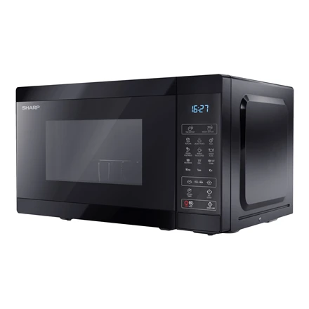 Sharp Aštrus | Mikrobangų krosnelė su grotelėmis | YC-MG02E-B | Laisvai stovintis | 800 W | Grilis | Juodas