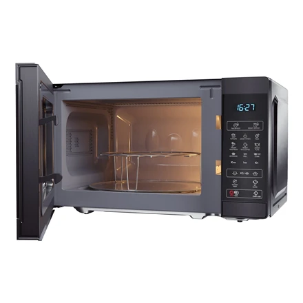 Sharp Aštrus | Mikrobangų krosnelė su grotelėmis | YC-MG02E-B | Laisvai stovintis | 800 W | Grilis | Juodas