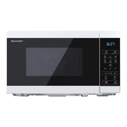 Sharp Aštrus | Mikrobangų krosnelė | YC-MS02E-W | Laisvai stovintis | 20 L | 800 W | Baltas