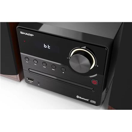 Muzikinis centras Sharp XL-B512(BR) Hi-Fi Micro System, CD/FM/USB/Bluetooth v5.0, 45W, ruda | Aštrus | Hi-Fi mikrosistema | XL-B512(BR) | Ruda | USB prievadas | AUX in | Bluetooth | CD grotuvas | FM radijas | Belaidė jungtis