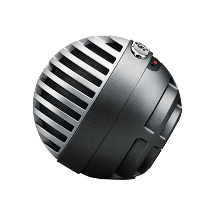 Shure MV5 skaitmeninis kondensatorinis mikrofonas, Pilkas | Shure | Skaitmeninis kondensatorinis mikrofonas | MV5-DIG | Pilkas | Lightning, USB