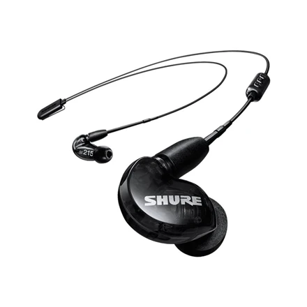 Shure SE215-K-EFS ausinės, juodos spalvos