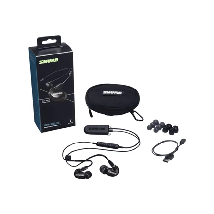 Shure SE215-K-EFS ausinės, juodos spalvos
