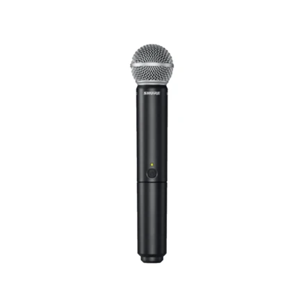 Shure | Wireless Dual Vocal System with two SM58 | BLX288E/SM58 | Juodas | Yes | Belaidė jungtis