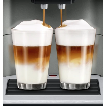SIEMENS Kavos aparatas TE655319RW Slėgis 15 bar, Su pieno plakikliu, Automatinis, 1500 W, Juodas