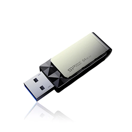 Silicon Power | Blaze B30 | 8 GB | USB A tipo | Sidabrinis