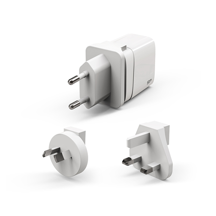 SILICON POWER COMPUTER & COMMUNICAT SILICON POWER įkroviklis QM16 Quick Charge 18W EU/US/UK/AU kištukas