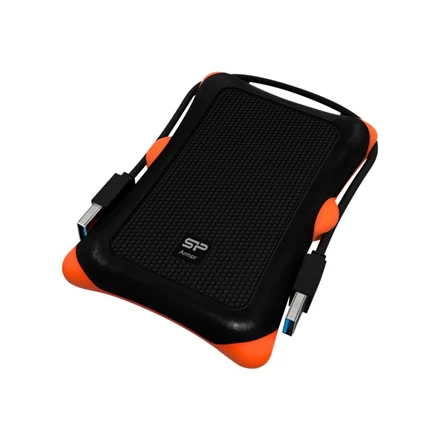 Silicon Power Armor A30 HDD / SSD aptvaras Juoda, Oranžinė