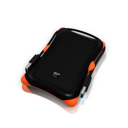 Silicon Power Armor A30 HDD / SSD aptvaras Juoda, Oranžinė
