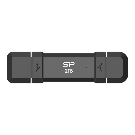 Silicon Power Portable Išorinis kietasis diskas SSD | DS72 | 1000 GB | USB Type-A, USB Type-C 3.2 Gen 2 | Juodas