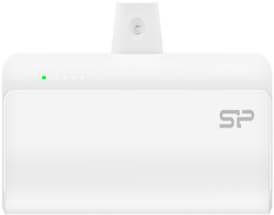 Silicon Power Bank | QD50 | 5000 mAh | USB-C | Baltas