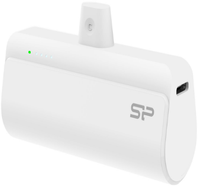Silicon Power Bank | QD50 | 5000 mAh | USB-C | Baltas