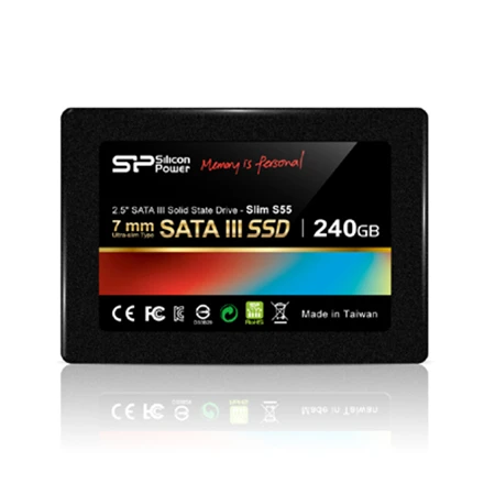 Silicon Power | Slim S55 | 120 GB | Solid-state drive sąsaja SATA | Skaitymo greitis 550 MB/s | Rašymo greitis 420 MB/s