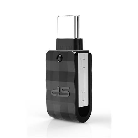Silicon Power USB 3.2 Flash Drive Mobile C31 16 GB, USB Type-C/USB 3.2 Gen 1, Juodas