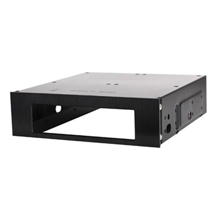 Silverstone 5.25" to 3.5" & 2.5" Bay Converter, Juodas