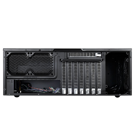 PC korpusas Silverstone SST-GD09B Grandia HTPC ATX, Juodas