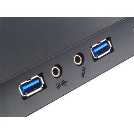 SilverStone Milo 03 Kompiuterio važiuoklė USB 3.0 x2, Mic x1, Spk x1, juodas, Micro ATX, Maitinimo šaltinis Komplekte Ne