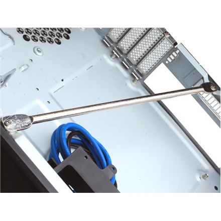 SilverStone Milo 03 Kompiuterio važiuoklė USB 3.0 x2, Mic x1, Spk x1, juodas, Micro ATX, Maitinimo šaltinis Komplekte Ne