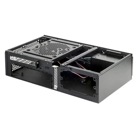SilverStone Milo 06B USB 3.0 x 2, Mic x1, Spk x1, Juodas, ITX, Maitinimo šaltinis nėra