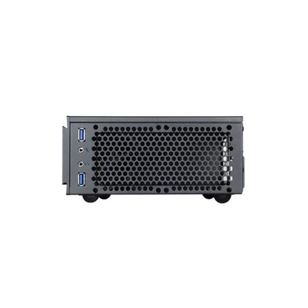 SilverStone Milo 06B USB 3.0 x 2, Mic x1, Spk x1, Juodas, ITX, Maitinimo šaltinis nėra