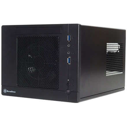 SilverStone Sugo 05 Kompiuterio važiuoklė USB 3.0 x2, Mic x1, Spk x1, juodas, SFF, Maitinimo šaltinis yra Ne