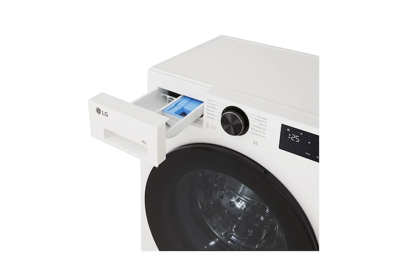 Skalbimo mašina LG F2X50S9TWB  9kg,  47.5cm, AI Direct Drive™, Counter-Depth MAX™