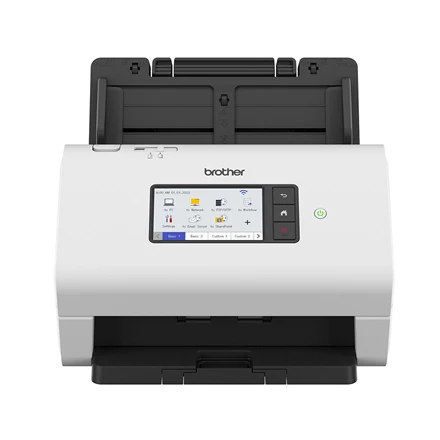 Skeneris BROTHER ADS-4900W DOCUMENT SCANNER, A4, DUPLEX, USB, LAN, WIFI, 60PPM