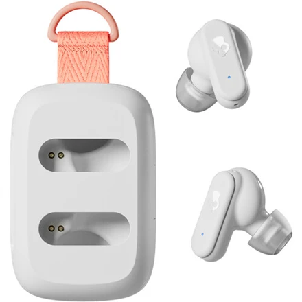 Skullcandy Dime 3 baltos ausinės su įkrovimo dėklu