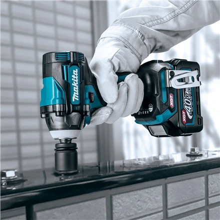 Makita | 40 V maks. šepetėlis 1/2 colio kaiščio fiksavimo smūginis veržliaraktis | TW005GZ