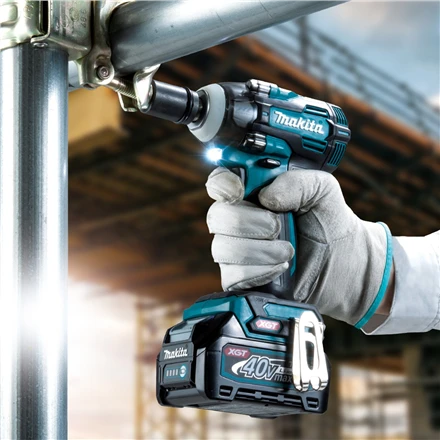 Makita | 40 V maks. šepetėlis 1/2 colio kaiščio fiksavimo smūginis veržliaraktis | TW005GZ