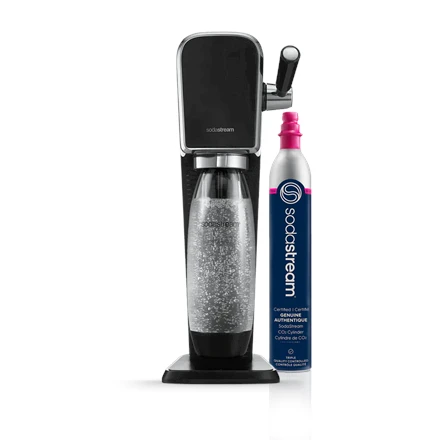 Gazuotų gėrimų gaminimo aparatas SodaStream Art, Juodas