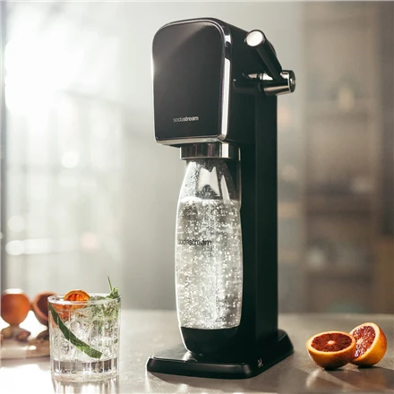Gazuotų gėrimų gaminimo aparatas SodaStream Art, Juodas