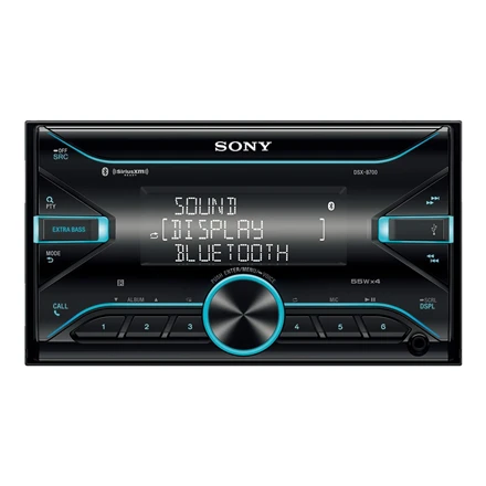 Automagnetola Sony | DSX-B700 | Taip | 4 x 55 W | Medijos imtuvas su USB, Bluetooth