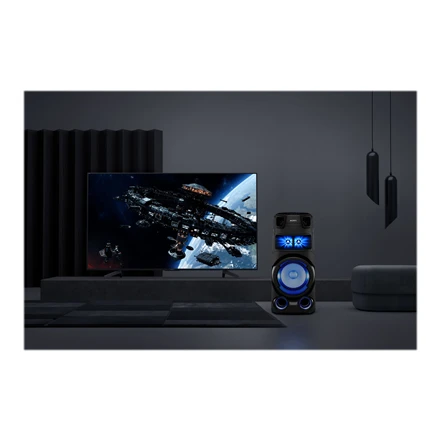 Nešiojama garso sistema Sony MHC-V73D, Juodos spalvos