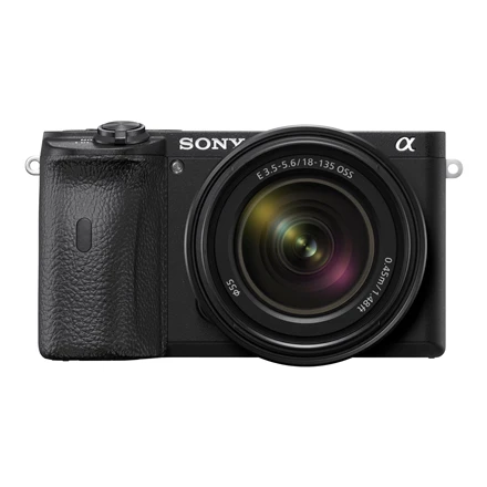 Objektyvas Sony α ILCE6600MB + 18-135mm SLR fotoaparato komplektas 24,2 MP CMOS 6000 x 4000 pikseliai Juoda